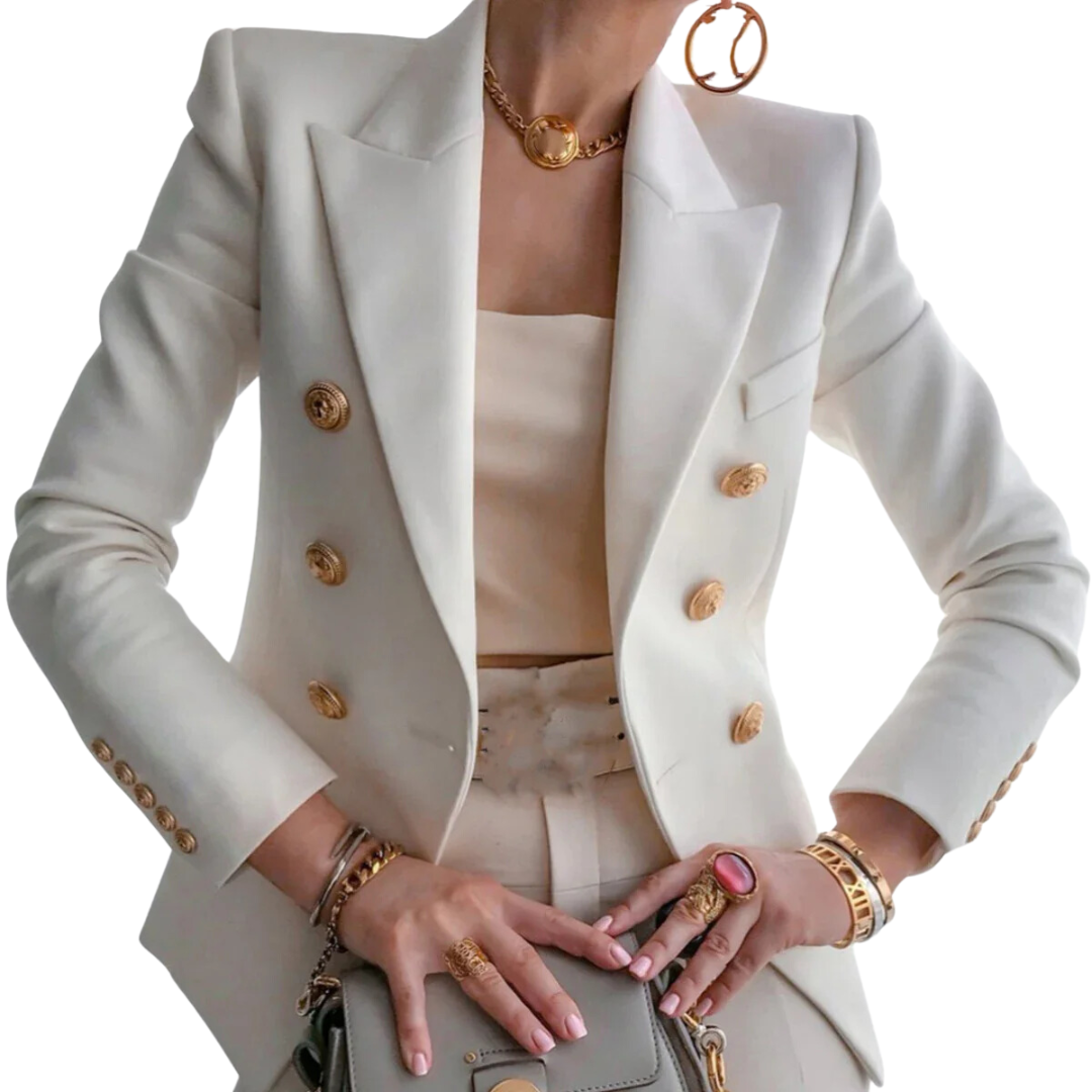 Elegant Solid Blazer